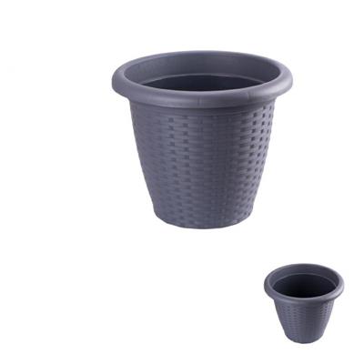 VASO RATTAN Ø35CM ANTRACITE