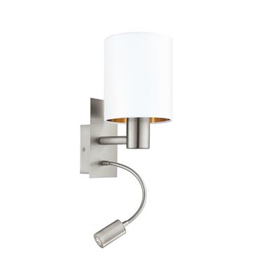 APPLIQUE LED PASTERI E27 NICKEL/WHITE COPPER