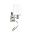 APPLIQUE LED PASTERI E27 NICKEL/WHITE COPPER