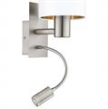 APPLIQUE LED PASTERI E27 NICKEL/WHITE COPPER