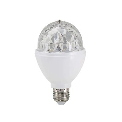 LAMPADINA MULTICOLOR GIREVOLE E27 3W