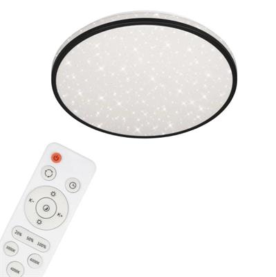 PLAFONIERA LED 38CM 24W 2600LM NERO