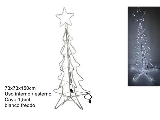 ALBERO LUMINOSO 150CM BIANCOFREDDO DA ESTERNO