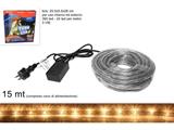 TUBO LED 15MT 3 VIE BIANCO CALDO 360LED USO INTERNO