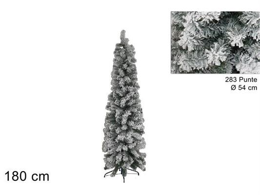 ALBERO DI NATALE SLIM INNEVATO 180CM