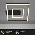 PLAFONIERA LED NERO 32CM 22W