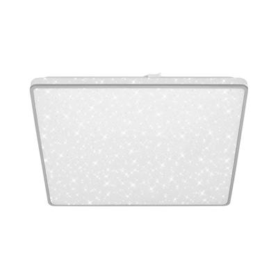 PLAFONIERA LED CIELO STELLATO 4000K 24W 37X37CM CROMO OPACO