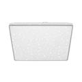 PLAFONIERA LED CIELO STELLATO 4000K 24W 37X37CM CROMO OPACO