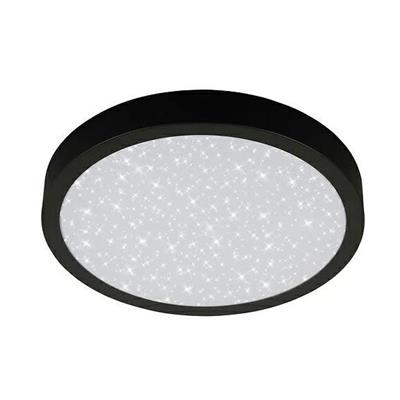 PLAFONIERA LED CIELO STELLATO 4000K 18W Ø28,5CM NERO